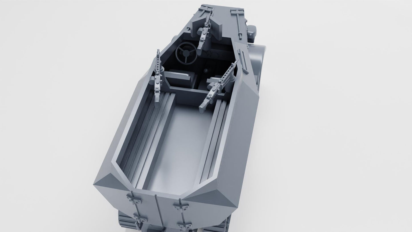 Bolt Action Battlegroup Unic 304(f) Schutzenpanzer Wagen (Germany, WW2) Various Scales