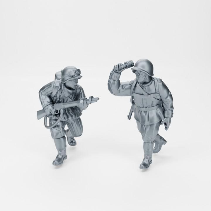 Soviet Flamethrower (late War Fall of Berlin)  (USSR) (Soviet, WW2) Various Scales BA