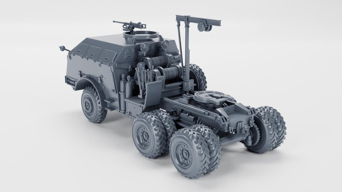 M25 Tank Transporter Dragon Wagon (US) – 3D Printed Resin Miniature | Highly Detailed WWII Vehicle | Multiple Scales