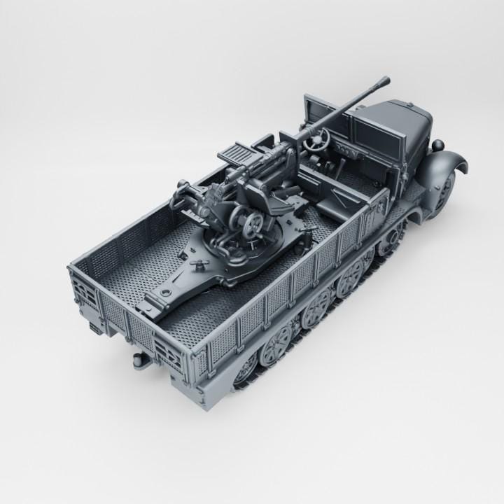 BA Battlegroup Sd.Kfz.7-2 - 3.7cm Flak37 (Germany, WW2) Various Scales