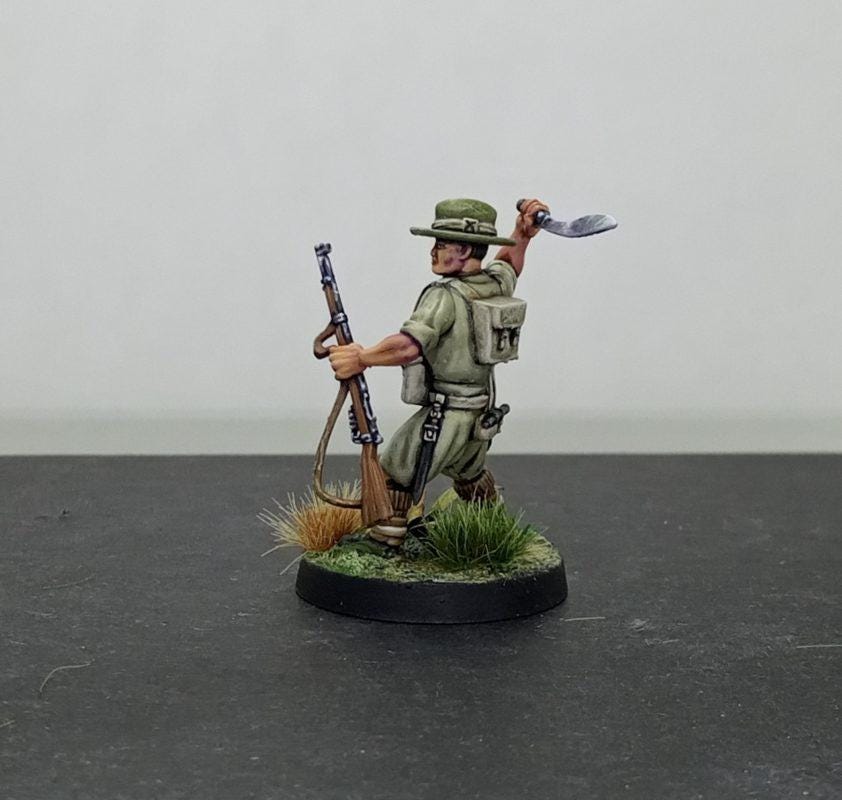 Gurkha combat squad(8) | 3D Printed Miniatures in 1:56 Scale Various Scales