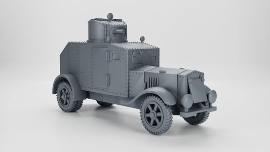 Japanese Type 92 Osaka Armoured Car: WW2 Resin Miniature