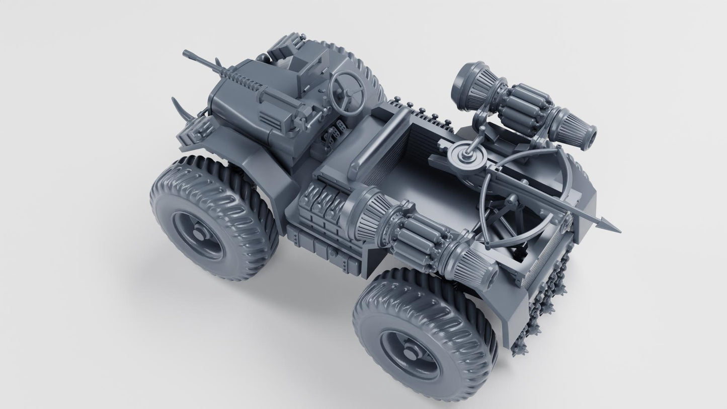 Camionetta Desertica AS 43 (Italy, WW2) K47 Fallout Gaslands Weird War II 1-64