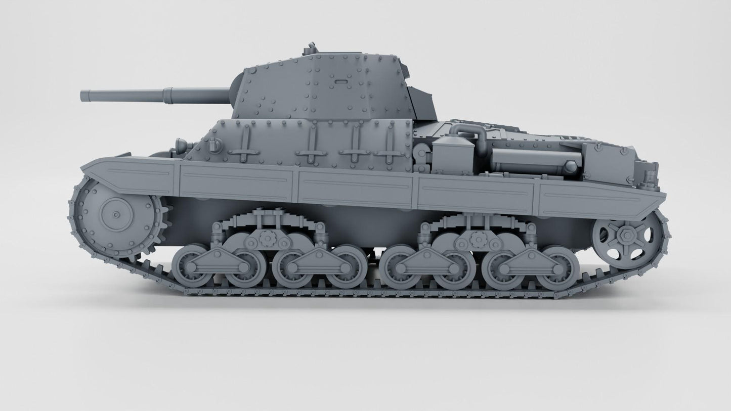 BA Battlegroup Carro Pesante P40 Heavy Tank  (WW2 Italy ) 3D Printed Various Scales