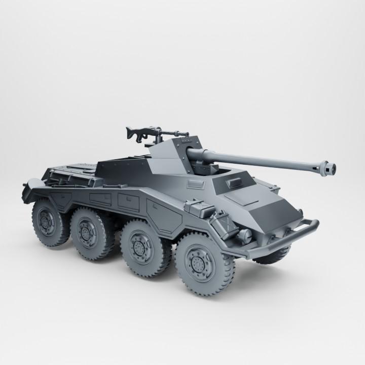 3D Printed WWII German Pak-wagen Model - 28mm/1:56 Scale