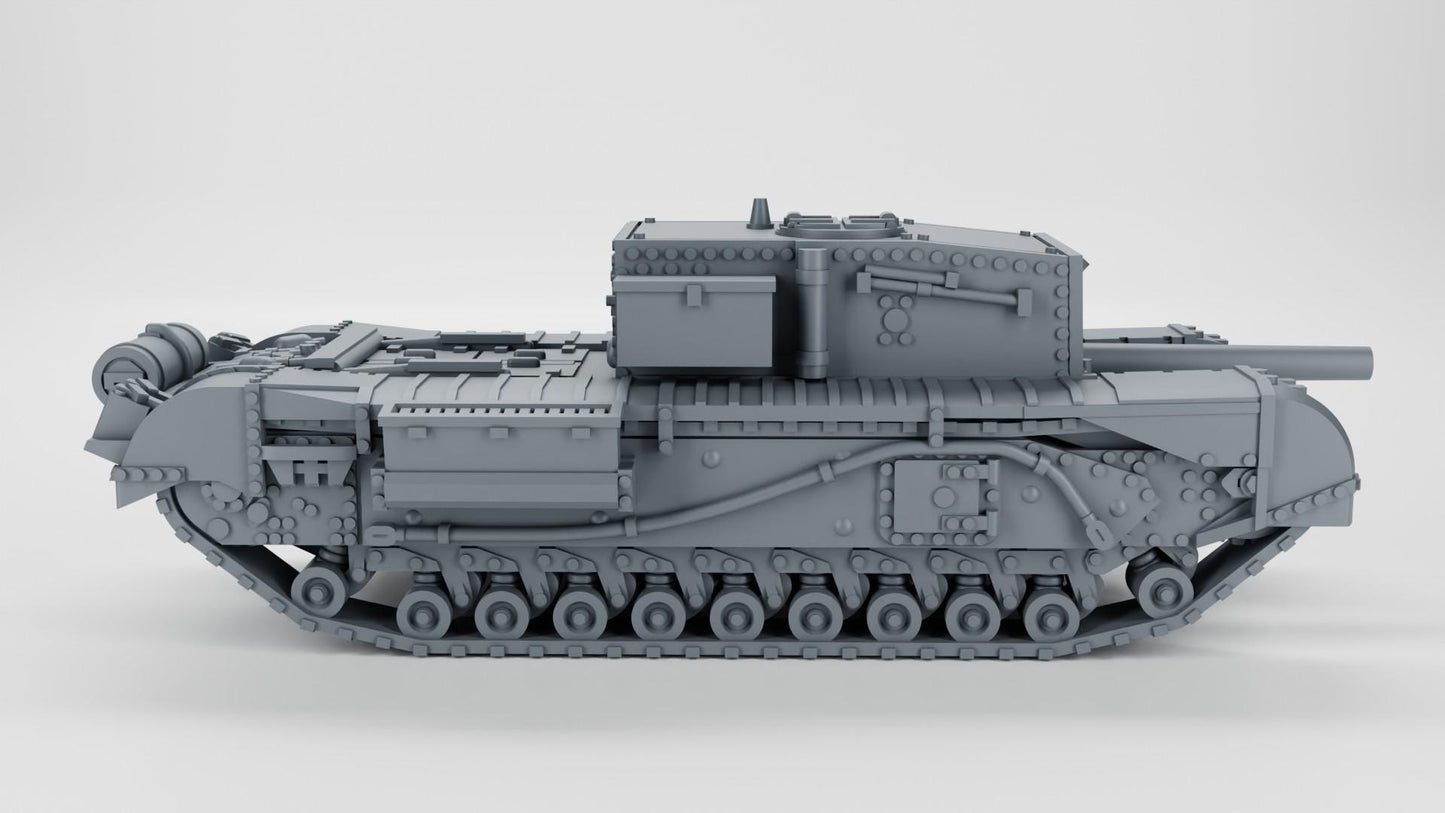 BA Battlegroup British Chruchill 3 Inch Gun Carrier (British WW2)