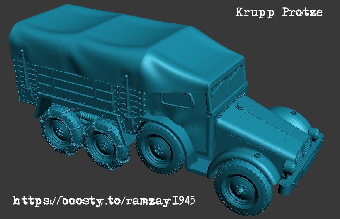 BA Battlegroup Krupp Protze (M)  (Hungary, WW2) Various Scales