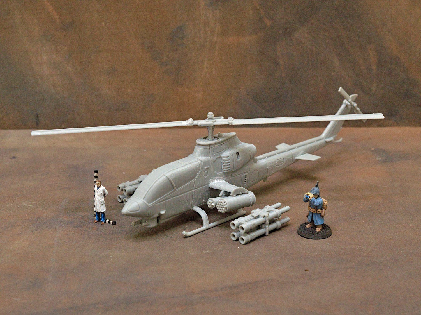 Bell AH-1 Cobra Helicopter (US, Modern) Wargaming Terrain PLA Print