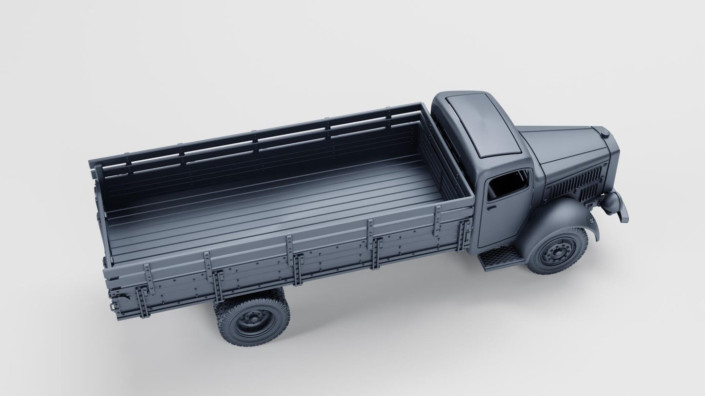 Mercedes-Benz L4500 (Germany, WW2) – 3D Printed Resin Miniature | Highly Detailed WWII Vehicle | Multiple Scales
