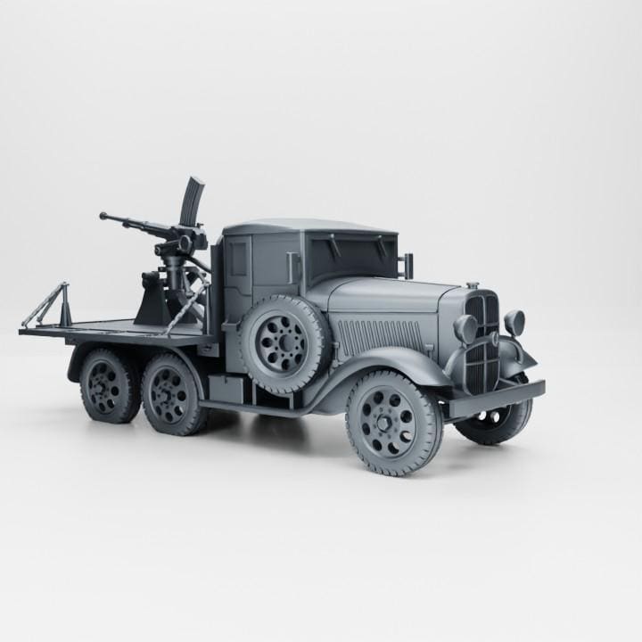 Type 98 AA Machine Cannon Carrier: Resin IJA WW2 Miniature