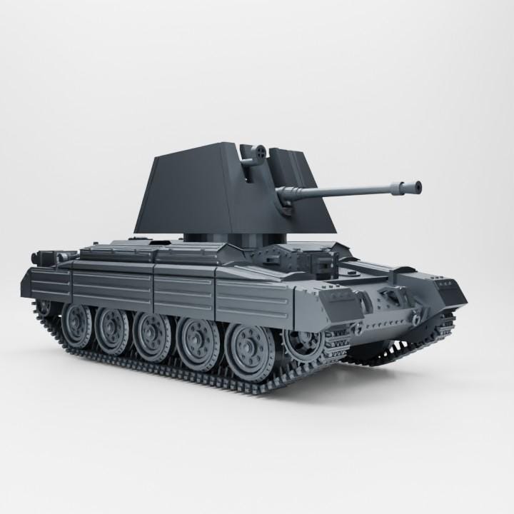 Cruiser Tank MK I AA Version  (UK, WW2) Various Scales  3D Printed