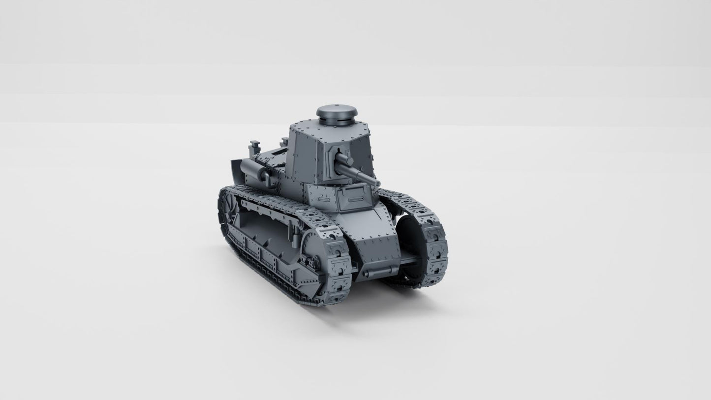 BA Battlegroup Italian Fiat 3000 mod.30 Interwar  (WW2 Italy ) 3D Printed Various Scales