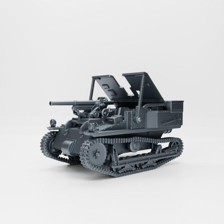 Carden-Loyd Mk.VI 47mm Gun: Belgian WW2 Resin Miniature