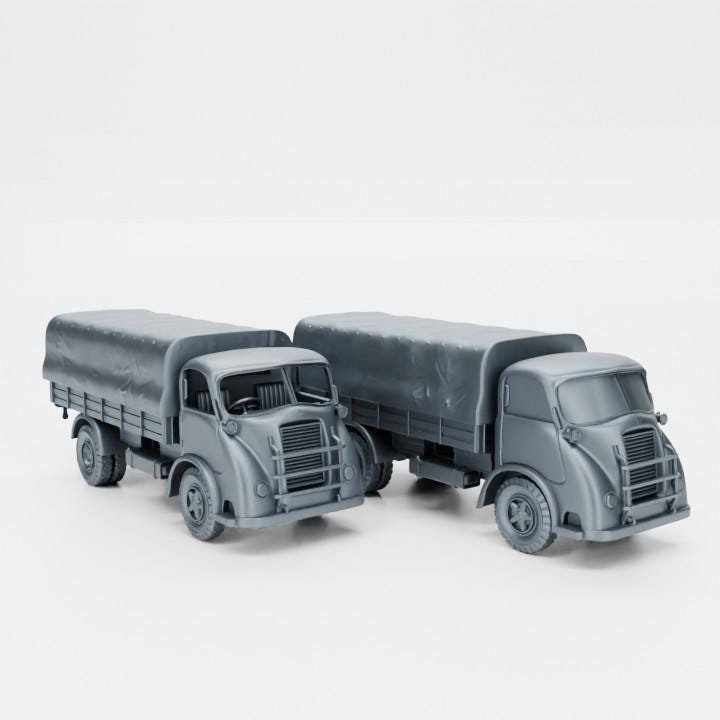 BA Battlegroup Heavy truck Alfa Romeo 800  (WW2 Italy ) 3D Printed Various Scales