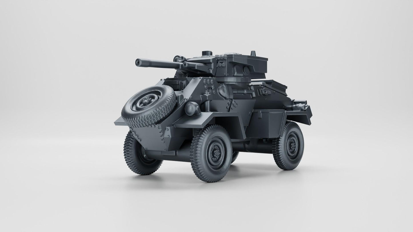 3D Printed Humber MK II Scout Car: British WW2 Miniature