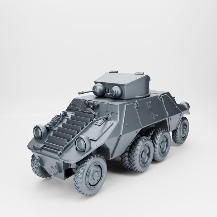3D Printed Steyr ADGZ Model: 28mm WWII Wargaming Miniature