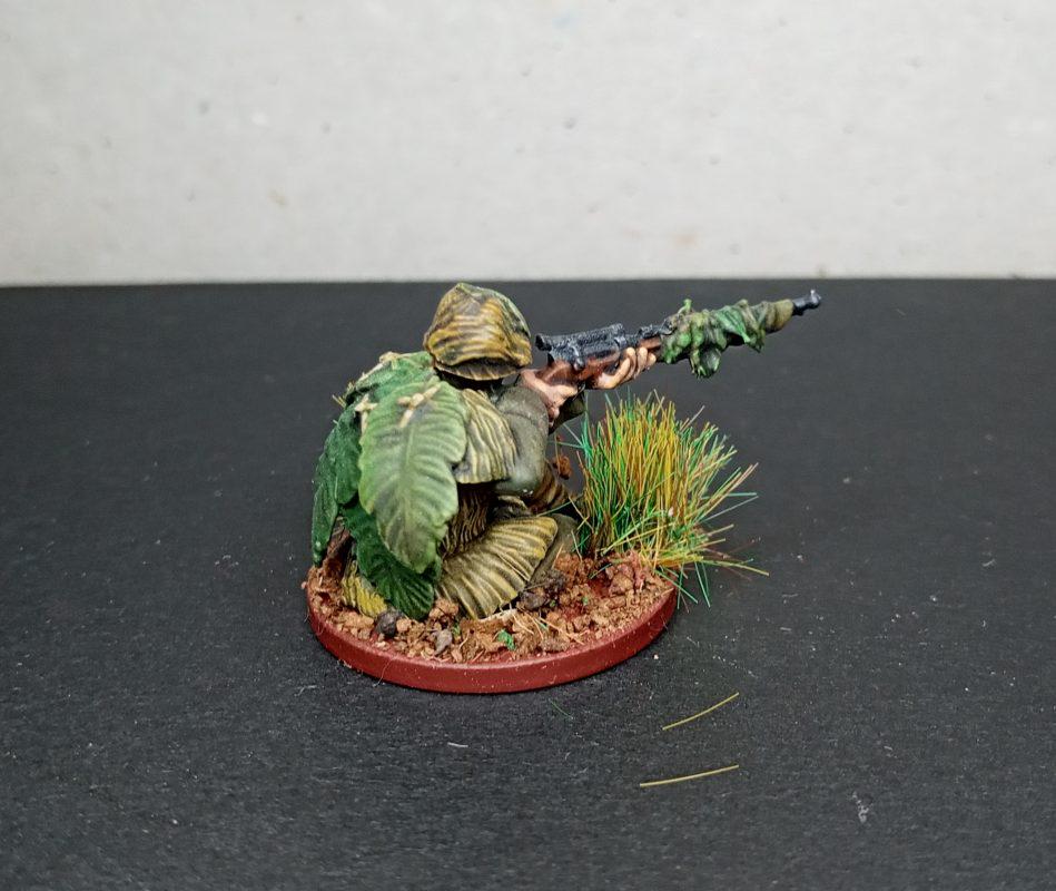 Imperial  Japan sniper teams (3)  | 3D Printed Miniatures in 1:56 Scale Various Scales