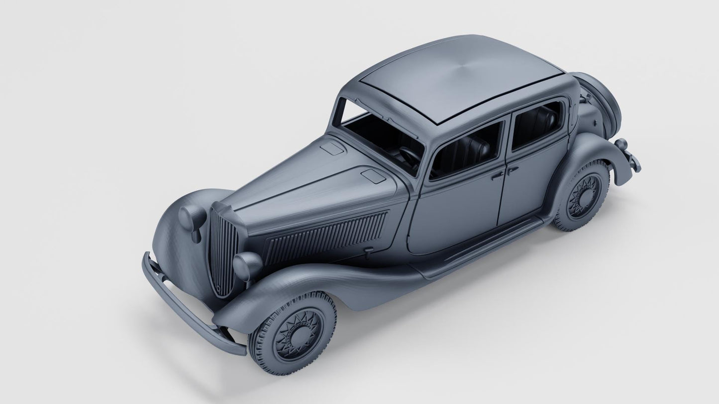 Fiat 527 Ardita – 3D Printed WWII Vehicle Miniature