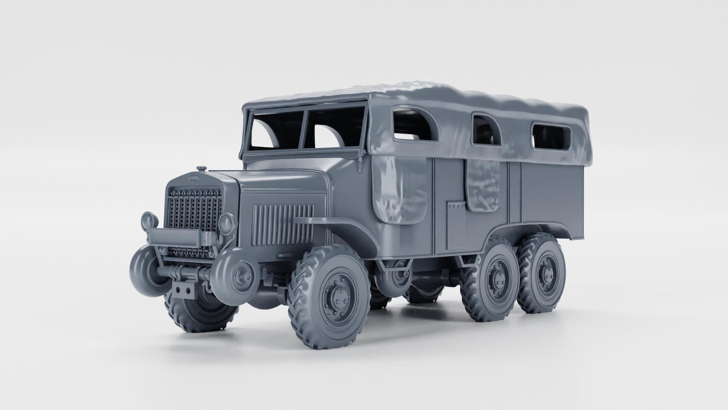 3D Printed Laffly S20 TL Personnel Carrier, 1:56 Scale Miniature