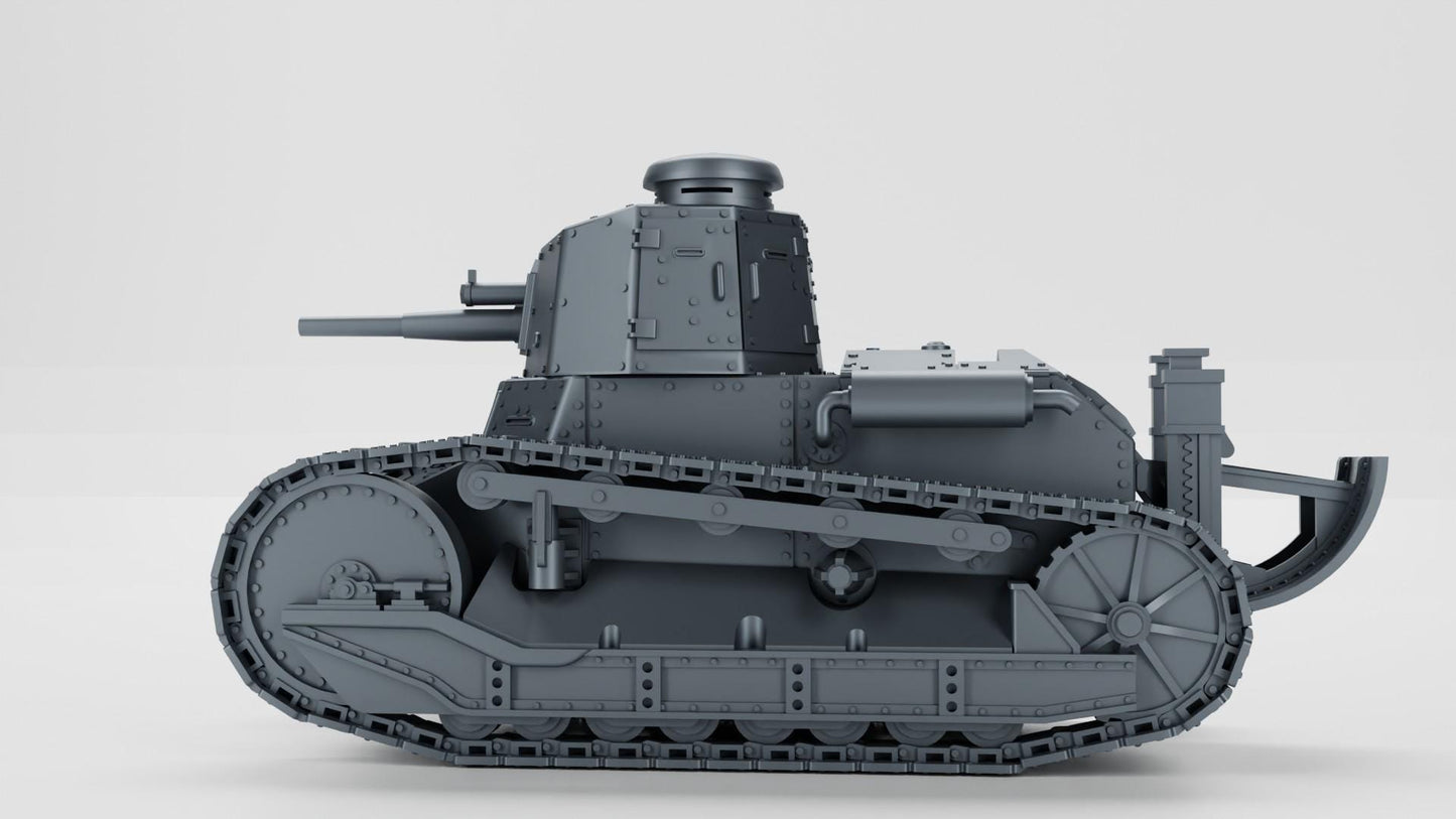 BA Battlegroup Italian Fiat 3000 mod.30 Interwar  (WW2 Italy ) 3D Printed Various Scales