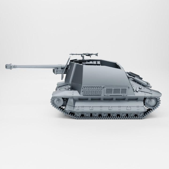 Pak 40 auf Panzerkampfwagen 737 FCM, 3D Printed WW2 Miniature (1:56 Scale)