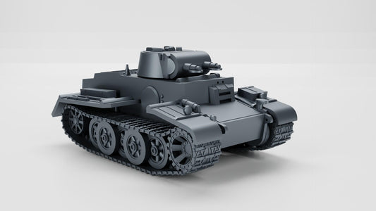 3D Printed Panzer I ausf F Miniature - Early War German Tank