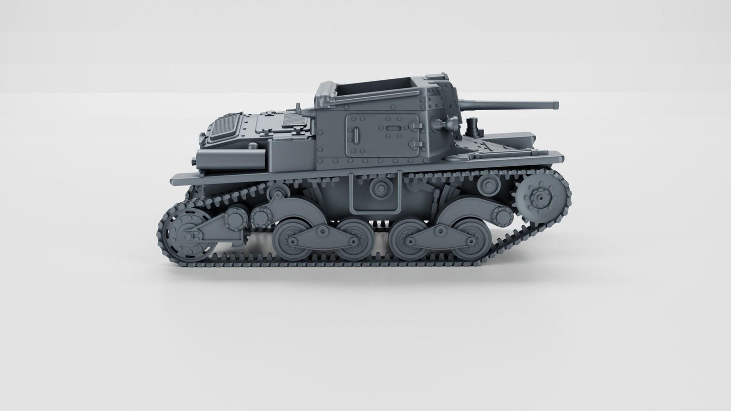 Semovente L40 da 47-32: Italian WWII Self-Propelled Gun, 3D Printed