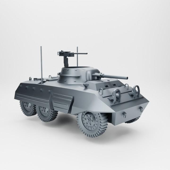 M8 Greyhound Armored Car - 3D Printed WWII US Recon Vehicle