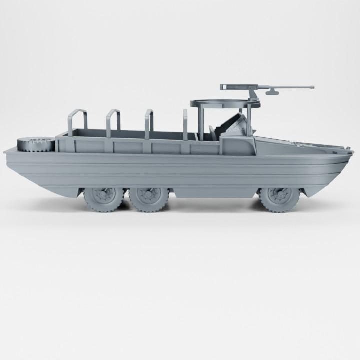 3D Printed GMC DUKW-353 – WWII Vehicle Miniature (Multiple Scales)