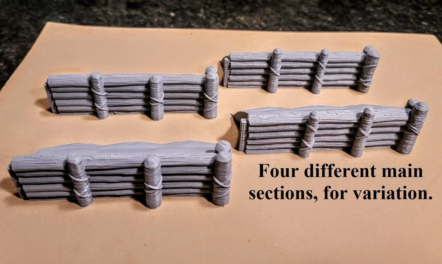 Wargaming Terrain Earthworks Trenches Bunkers Sea Wall| 3D Printed Miniatures in 1:56 Scale Various Scales