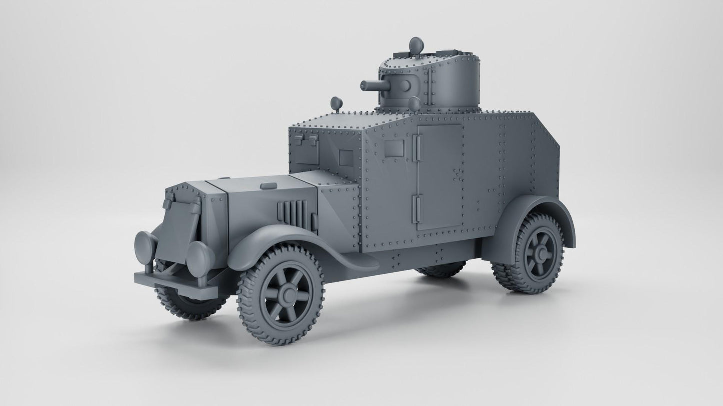 Japanese Type 92 Osaka Armoured Car: WW2 Resin Miniature
