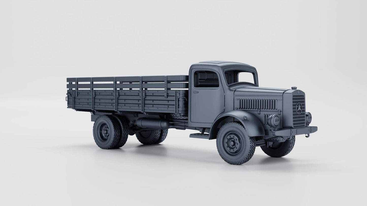 Mercedes-Benz L4500 (Germany, WW2) – 3D Printed Resin Miniature | Highly Detailed WWII Vehicle | Multiple Scales