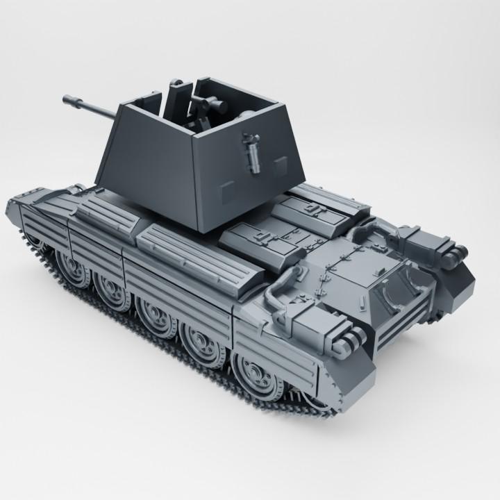 Cruiser Tank MK I AA Version  (UK, WW2) Various Scales  3D Printed