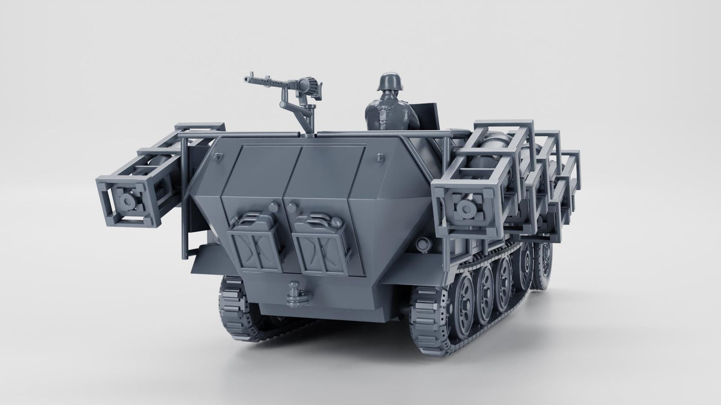 3D Printed Sd.Kfz.251 Stuka zu Fuss - 28mm WWII Wargame Model