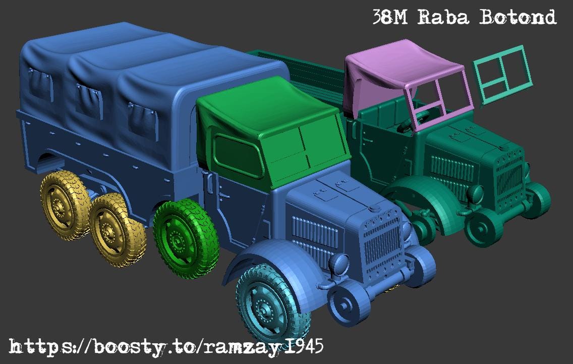 BA Battlegroup Raba Botond (M) (Hungary, WW2) Various Scales