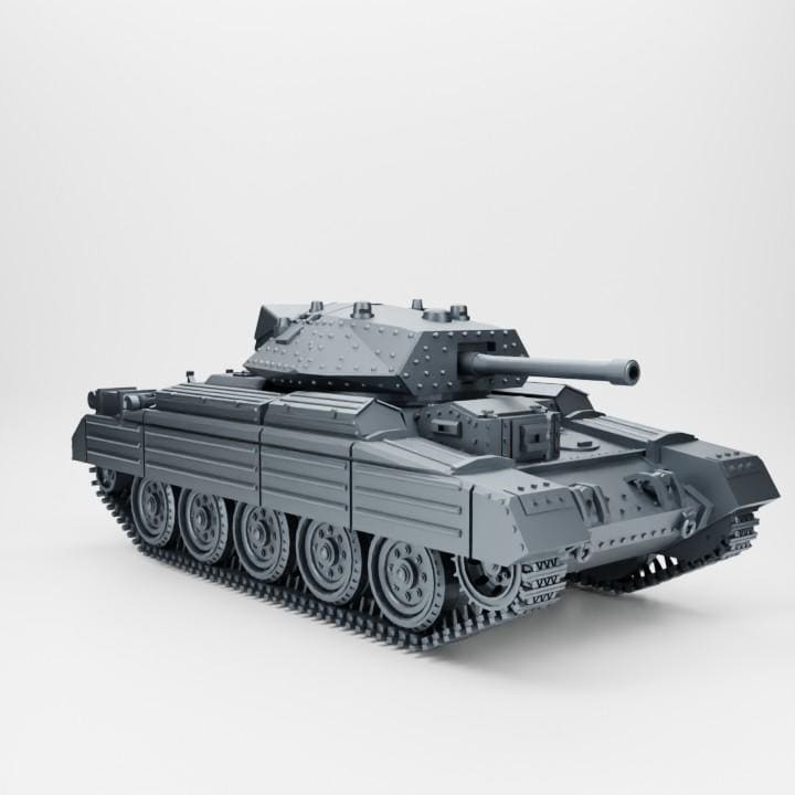 British Cruiser Tank A13: WWII Miniature Model - Various Scales