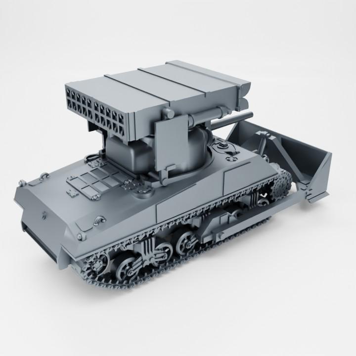 Bolt Action Battlegroup USA Medium tank M4A2 Sherman Dozer (USA , WW2) 2 variants