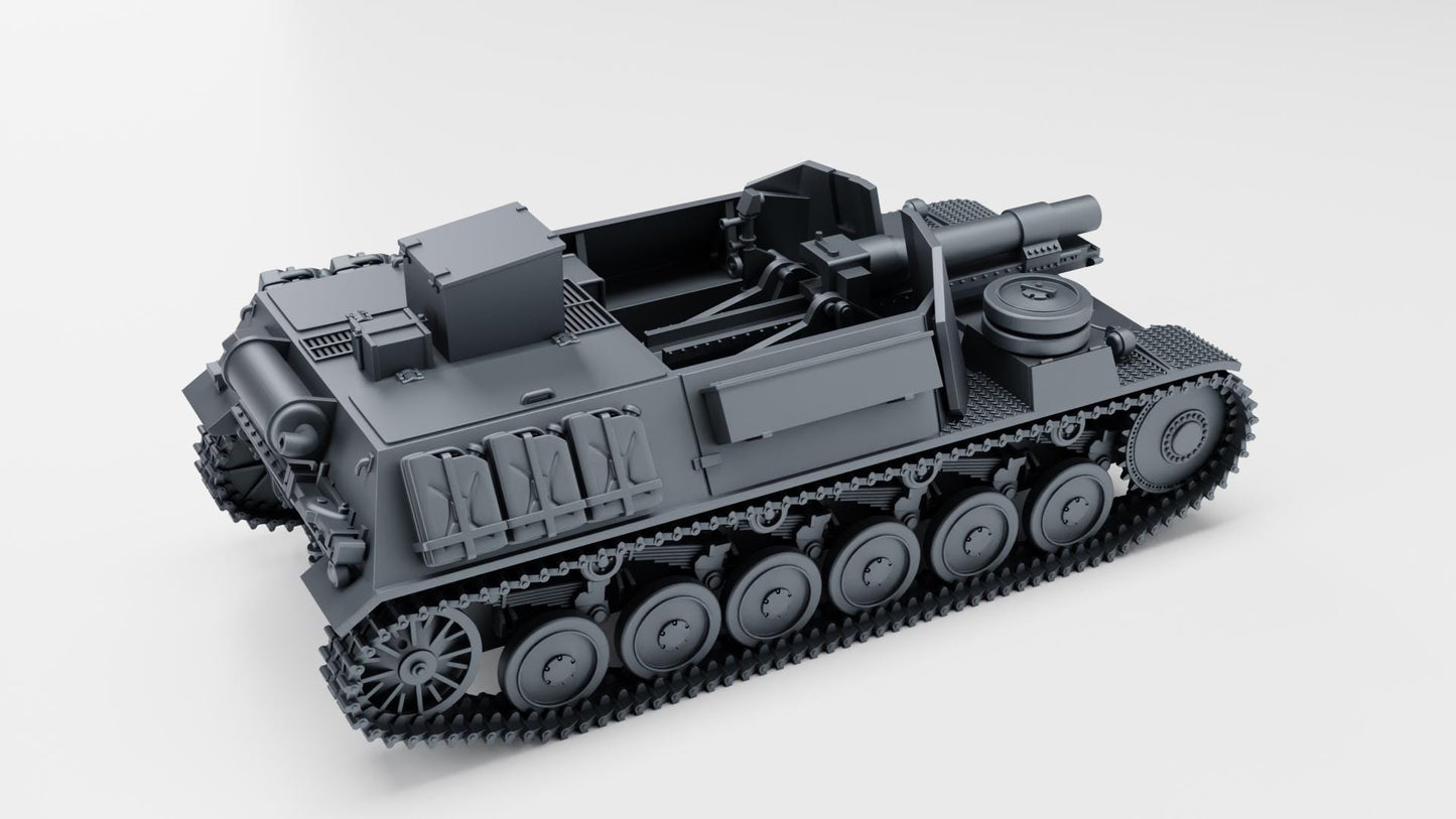 Sturmpanzer II Bison Model: 15cm sIG 33, WW2 Germany (Various Scales)