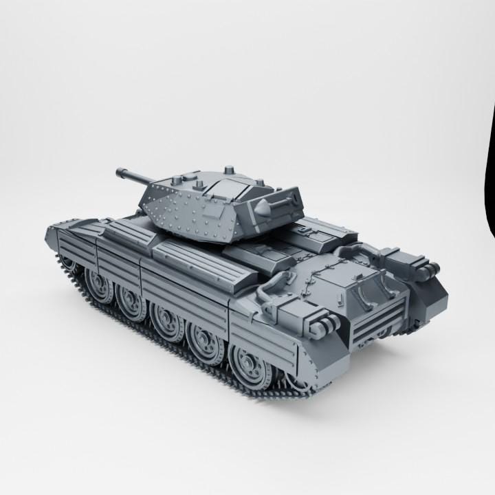 British Cruiser Tank A13: WWII Miniature Model - Various Scales