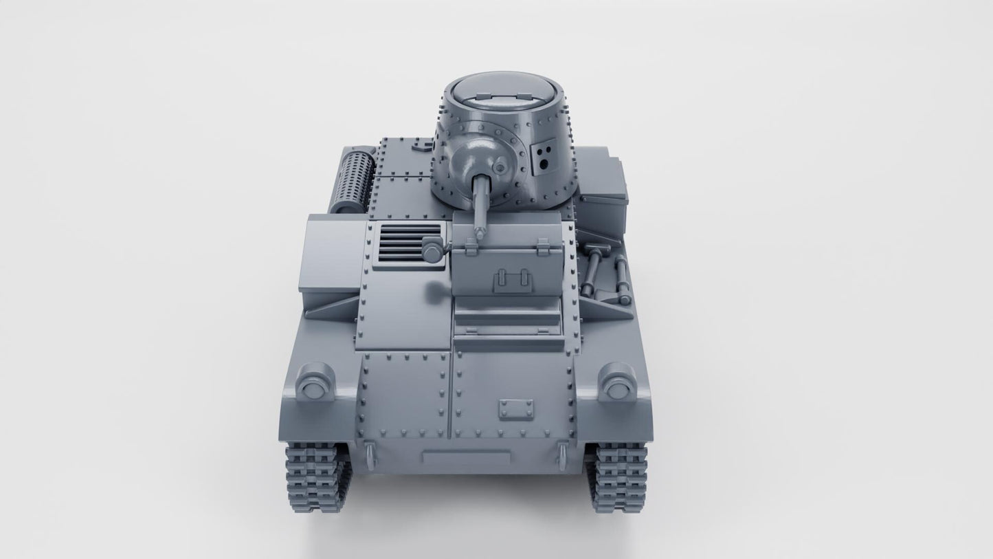 Vickers Light Tank T-15 (Belgium, WW2) Resin Miniature - Various Scales