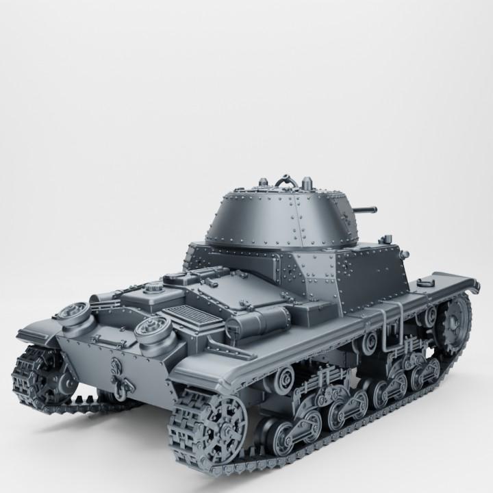 3D Printed Carro Armato M14-41 Tank | 1:56 Scale Miniature