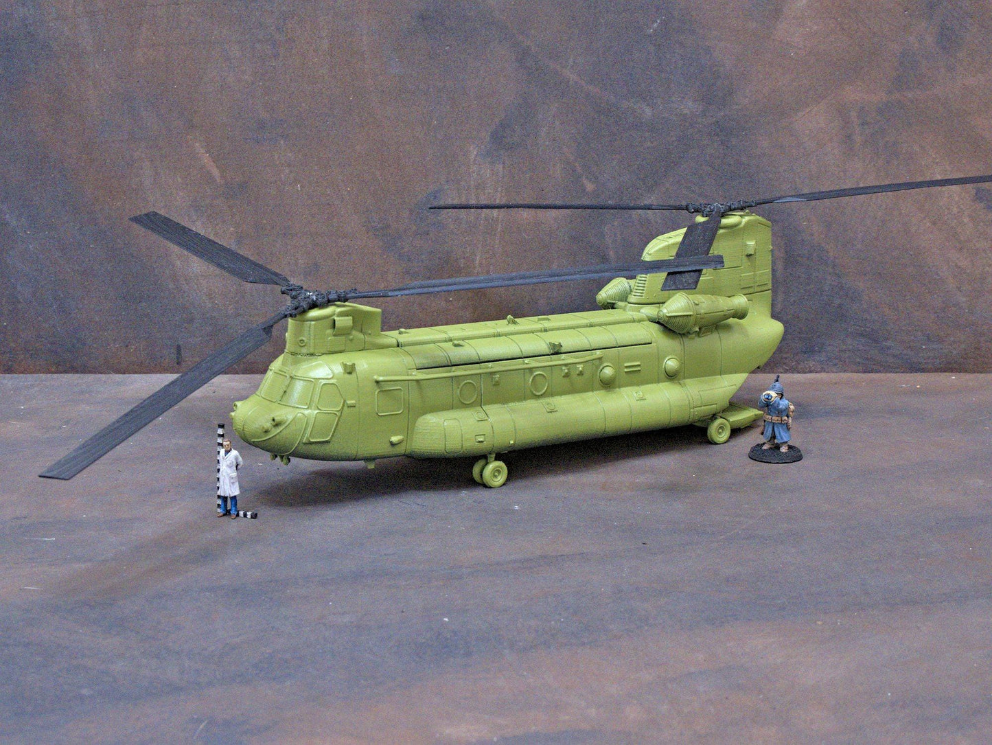 Boeing CH-47 Chinook with playable Interior (US,Ww2) Wargaming Terrain PLA Print