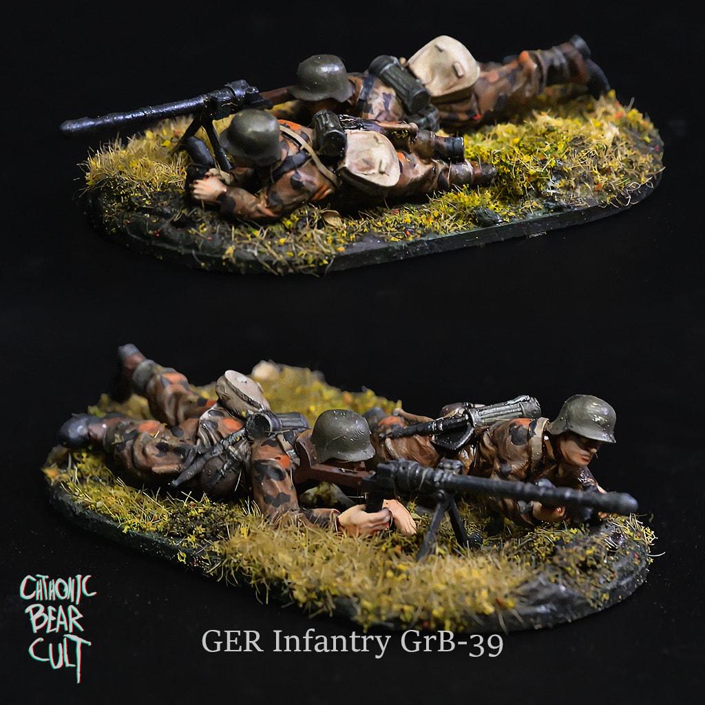 28mm WW2 German Engineers: 3D Printed Resin Miniatures