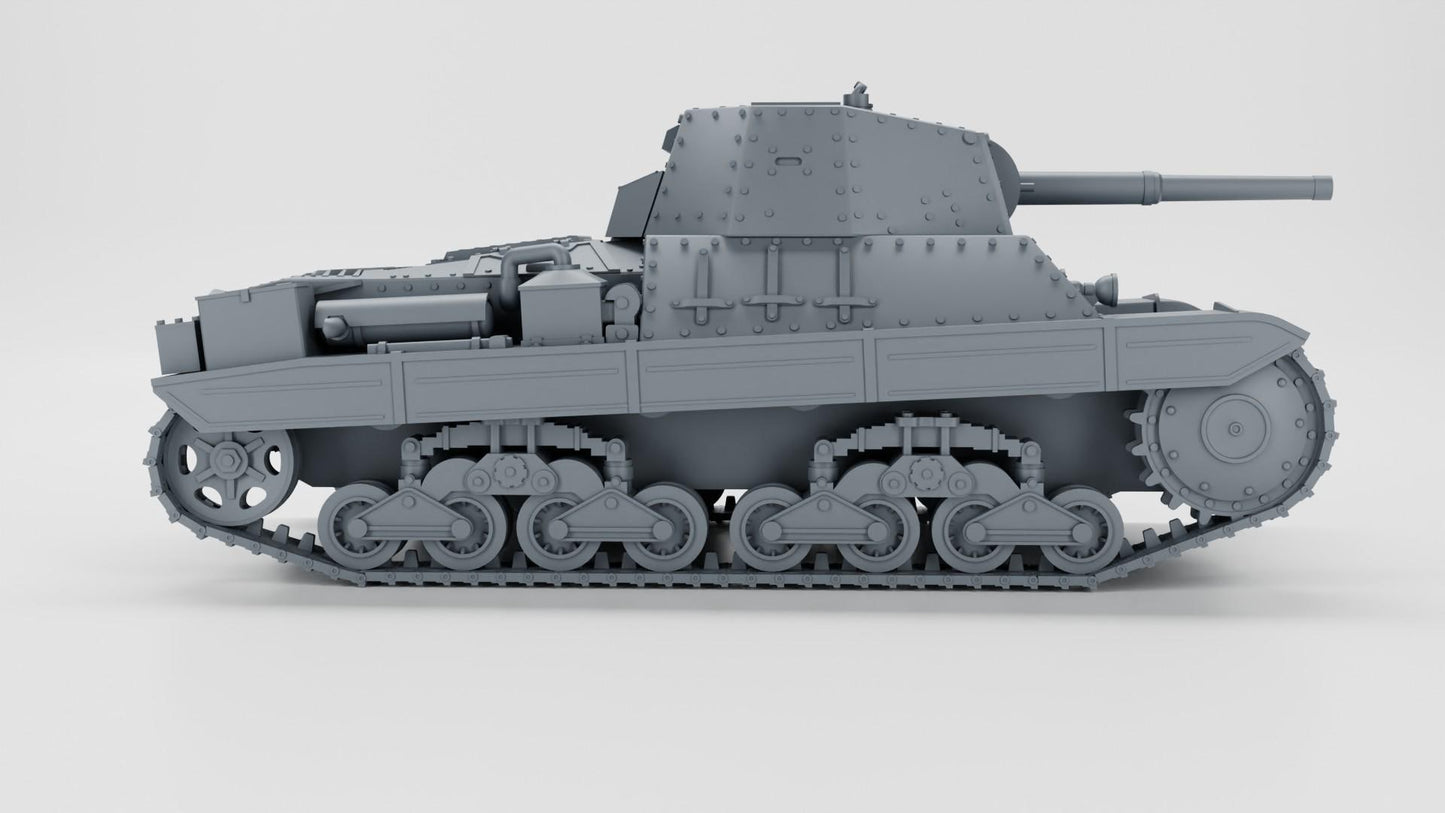 BA Battlegroup Carro Pesante P40 Heavy Tank  (WW2 Italy ) 3D Printed Various Scales