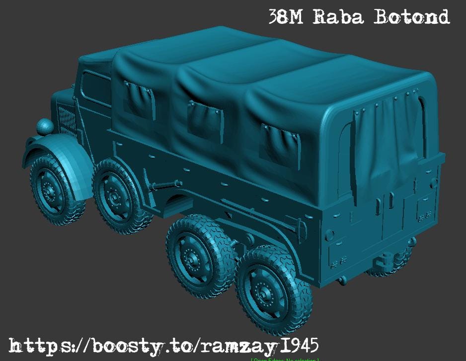 BA Battlegroup Raba Botond (M) (Hungary, WW2) Various Scales