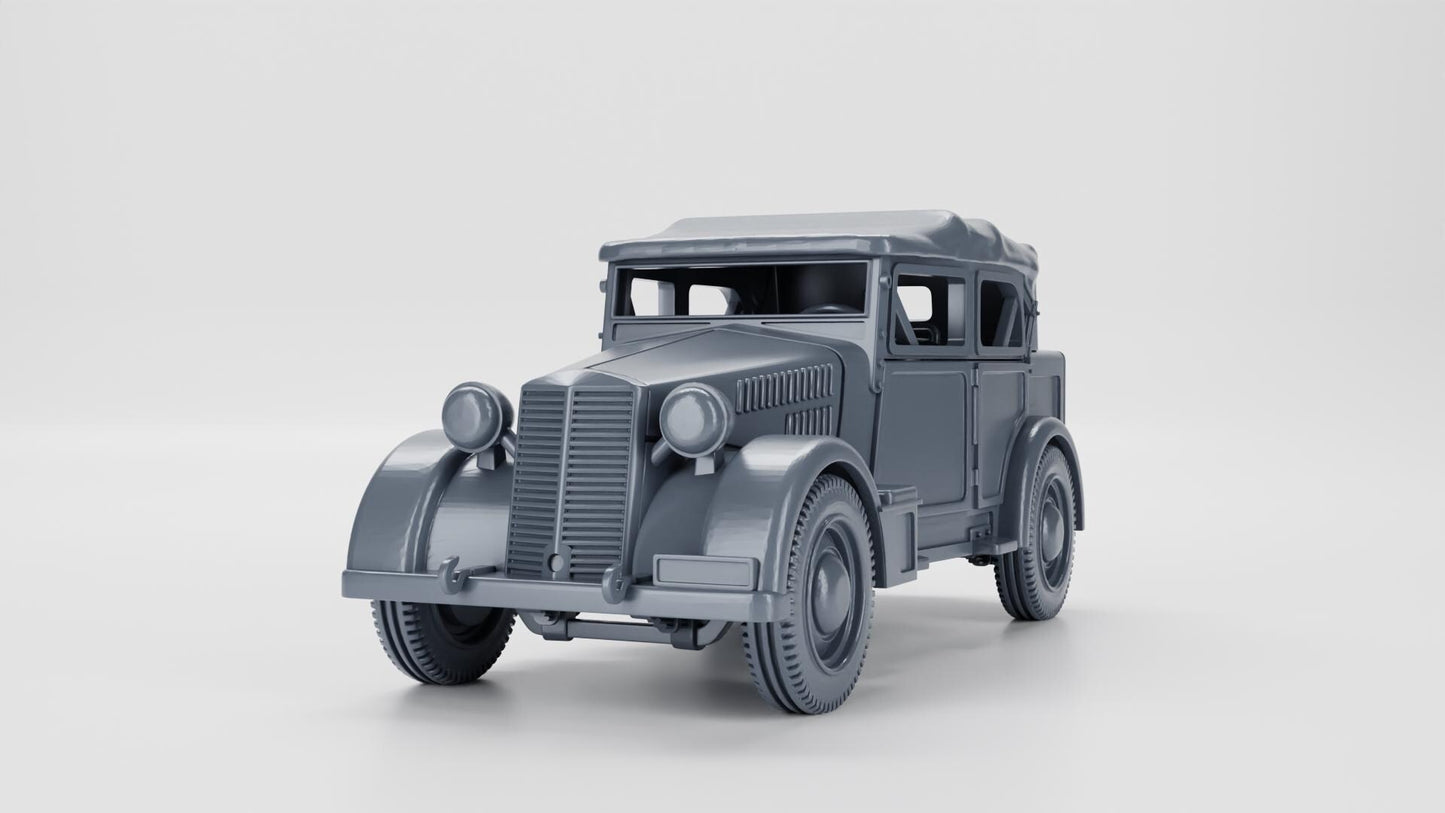 BA Battlegroup Fiat 508 CM Coloniale  (WW2 Italy ) 3D Printed Various Scales