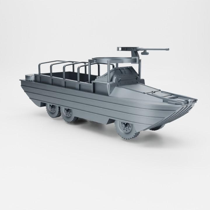 3D Printed GMC DUKW-353 – WWII Vehicle Miniature (Multiple Scales)