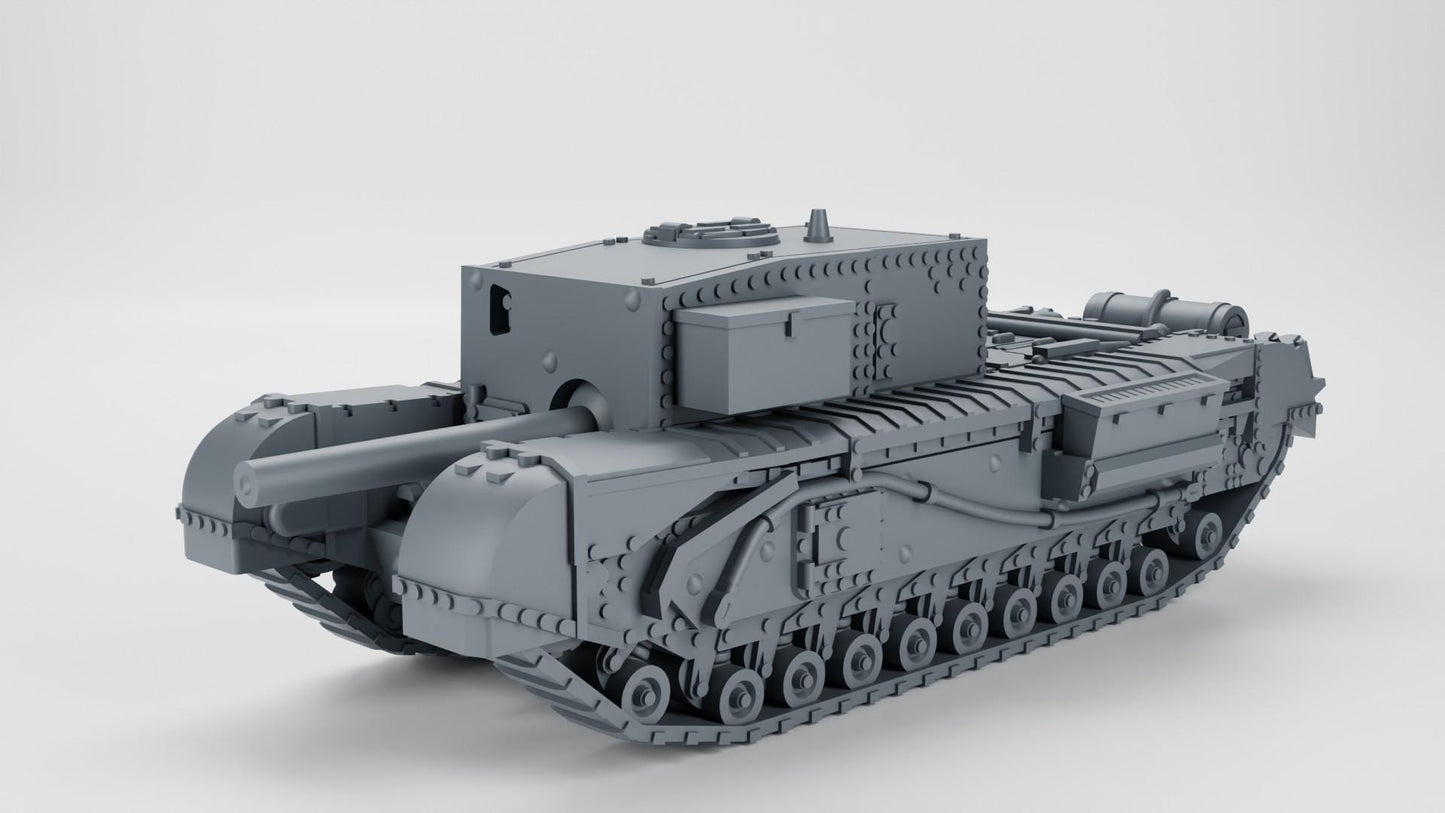 BA Battlegroup British Chruchill 3 Inch Gun Carrier (British WW2)