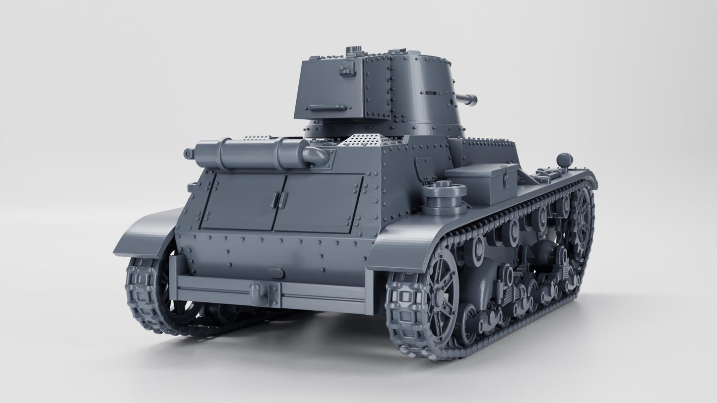 Bolt Action Battlegroup  Light Tank 7TP jw (single turret) (Poland WW2)