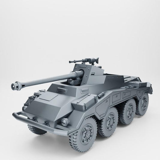 3D Printed WWII German Pak-wagen Model - 28mm/1:56 Scale